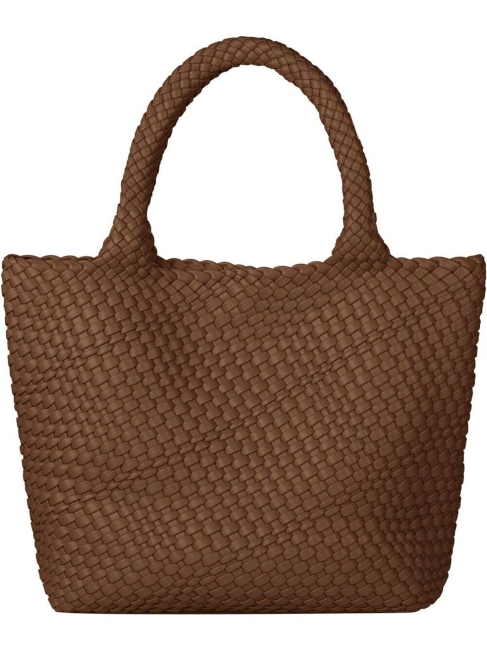 Chic Woven Leather Shoulder Bag | Slouchy Large Tote for Work & Travel
